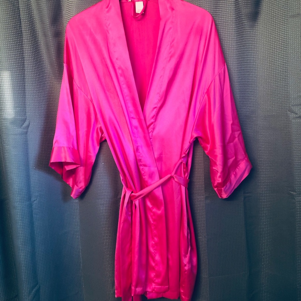 Victoria Secret hot pink robe